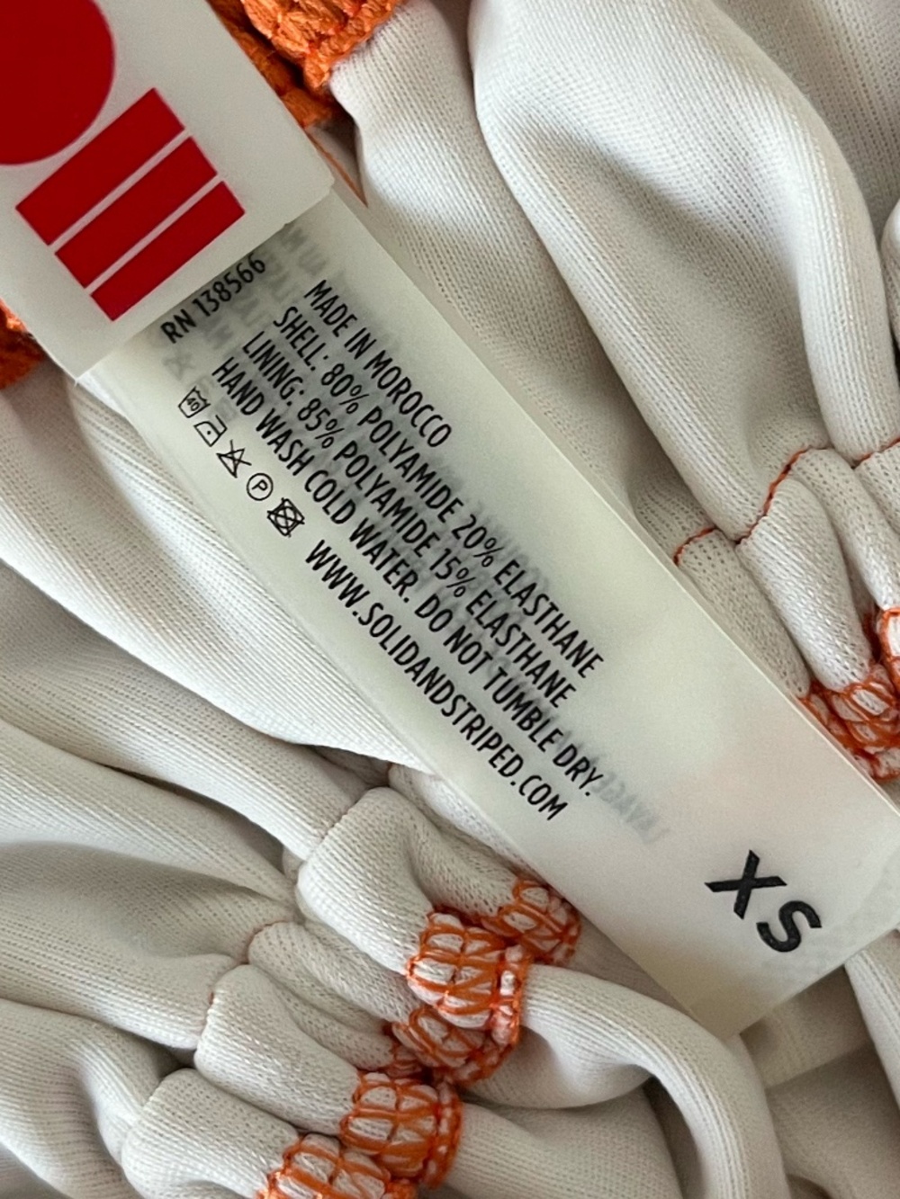 NWT SOLID & STRIPED x REVOLVE | Summer Vacation The Paula One Piece | Size XS - Picture 11 of 11